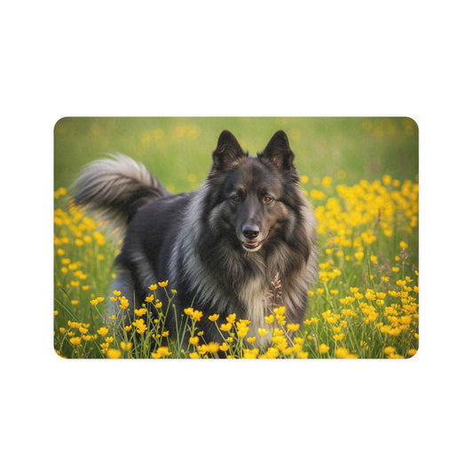 Pet Food Mat (12x18) - Belgian Sheepdog