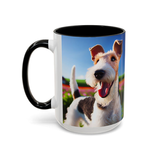 Wire Fox Terrier Accent Coffee Mug - Perfect Gift for Dog Lovers
