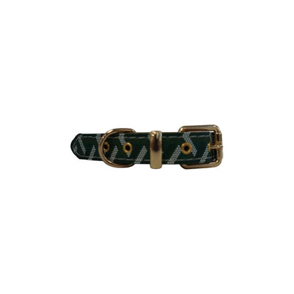 Morel Green Luxury Pet Collar