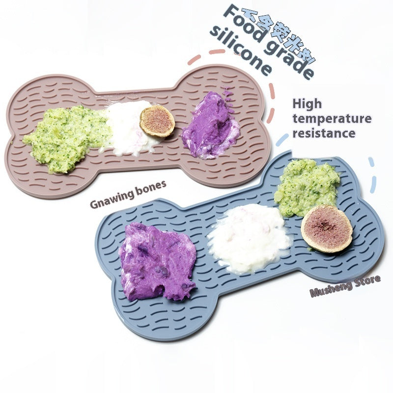 Dog Licking Slow Food Mat Silicone Toy