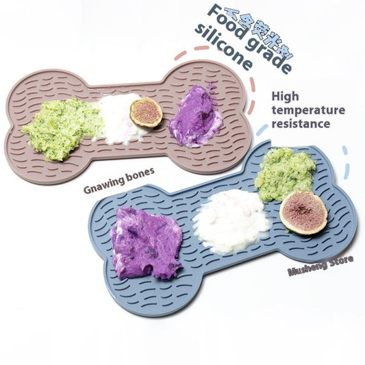 Dog Licking Slow Food Mat Silicone Toy