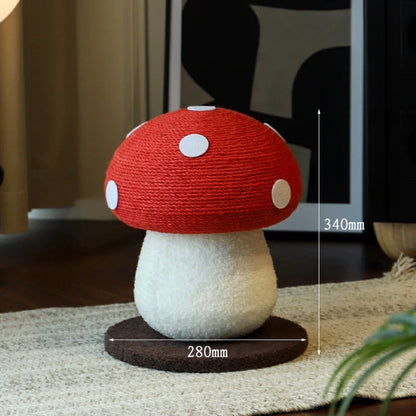 Cat Climbing Frame Mushroom Sisal Cat Scratch Board No