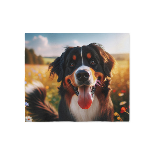 Bernese Mountain Dog Sweatshirt Blanket