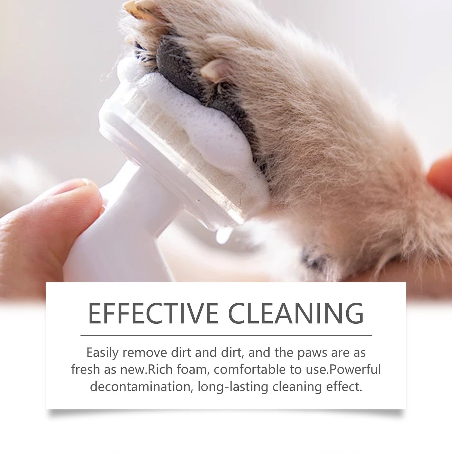 Pet Paw Foam Cleaner, Pet Cleaning, Moisturizing, Nourishing And Nourishing Cat And Dog Feet - Purrfect Pet Kingdom