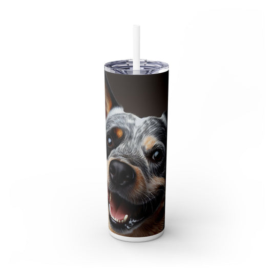 Australian Cattle Dog Tumbler with Straw, 20oz