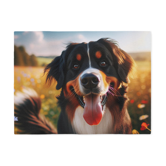 Bernese Mountain Dog Sweatshirt Blanket