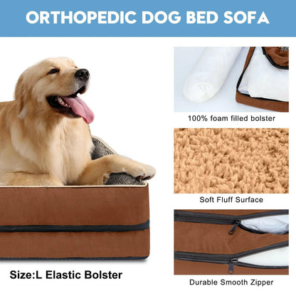 Orthopedic Dog Bed Sofa Small Dogs Joint Support 🛏️