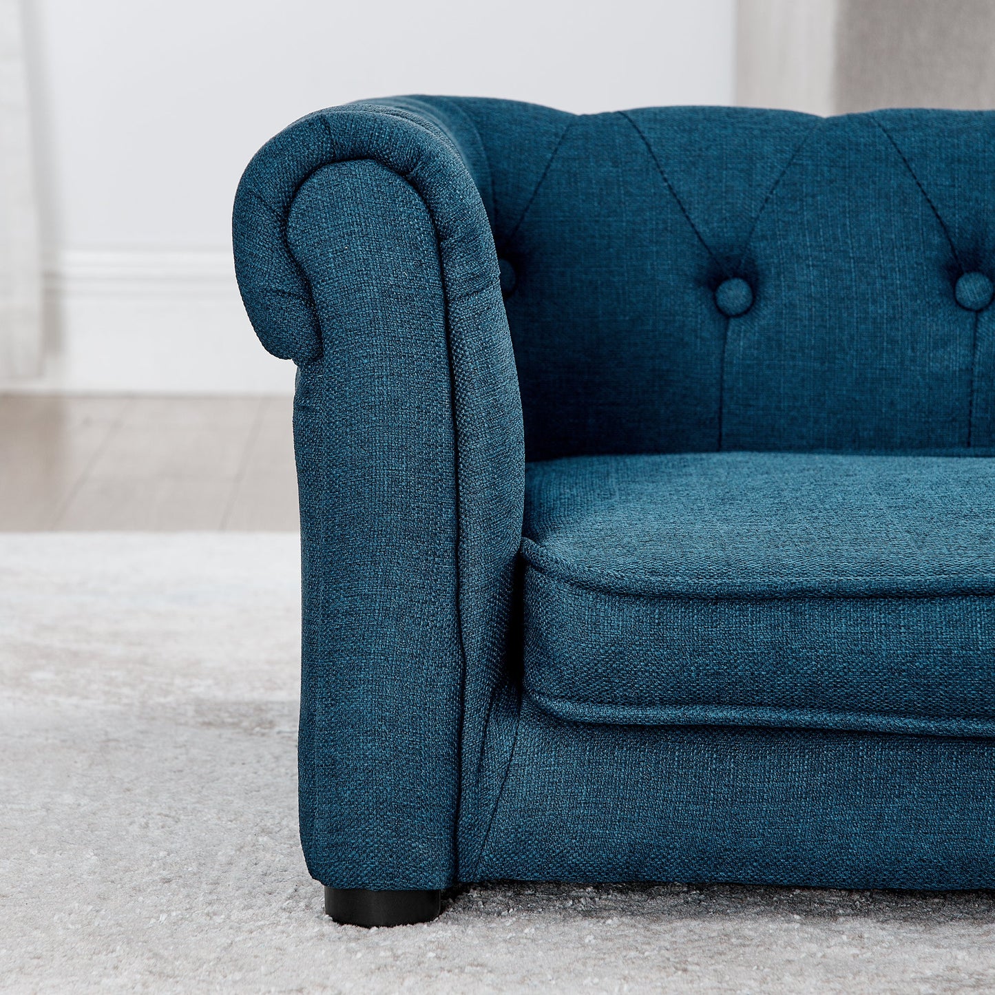 Elegant Rectangle Pet Bed, Durable Elevated Dog Sofa Bed,