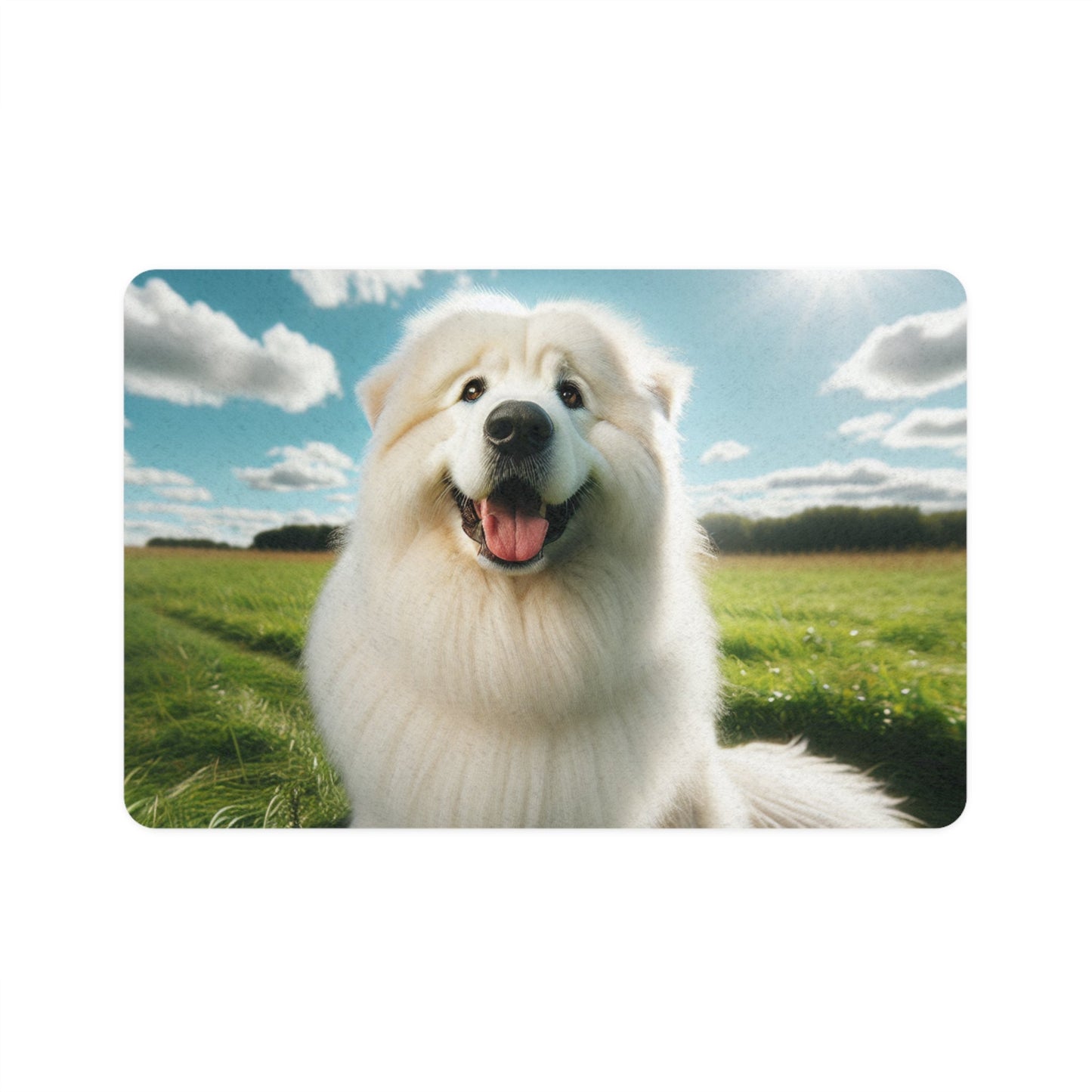 Pet Food Mat (12x18) - Maremma Sheepdog