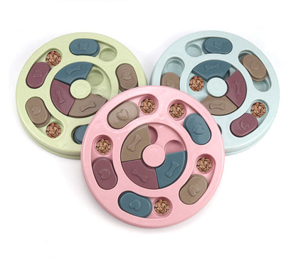 Interactive Heirloom Slow Feeder Puzzle for Dogs and Cats