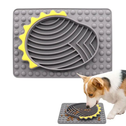 Slow Feeder Dog Bowls Stable Slow Feeder Licking Mat For