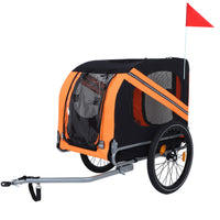 Large Folding Bike Trailer for Dogs – 66LB Capacity