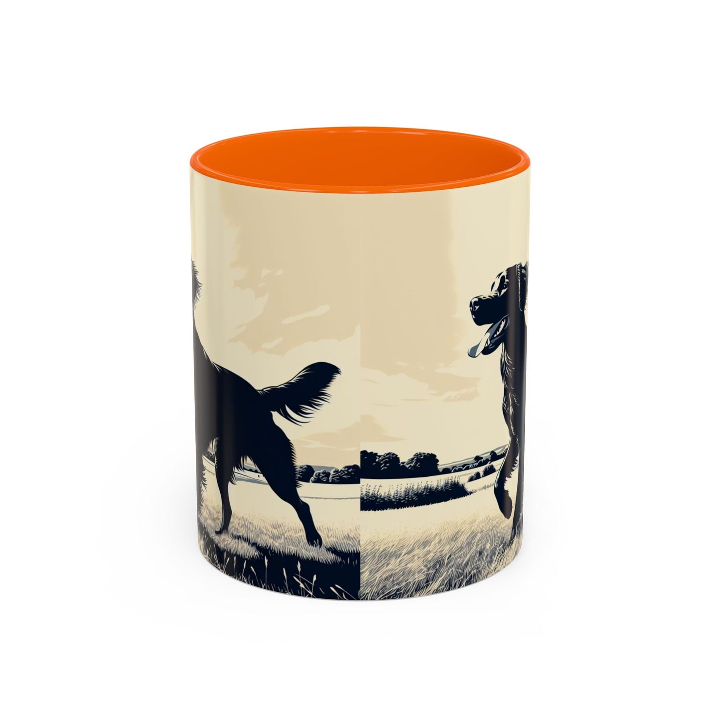 Flat Coated Retriever Accent Coffee Mug - Perfect Gift for