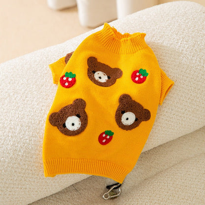 New Cute Cat Clothes Hair proof Autumn Puppet Kitten English
