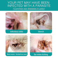 Pet Ear Cleaning Finger Sleeves for Cats and Dogs Ear Mite