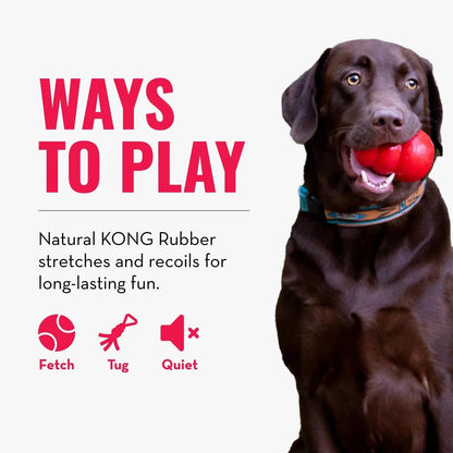 KONG - Tug - Durable Stretchy Rubber, Tug of War Dog Toy -