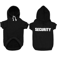New pet hoodie, outerwear, Security printed hoodie, dog