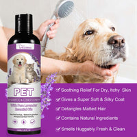 Pet Shampoo, Pet Bath Relieves Skin Itchy, Hair Smooth
