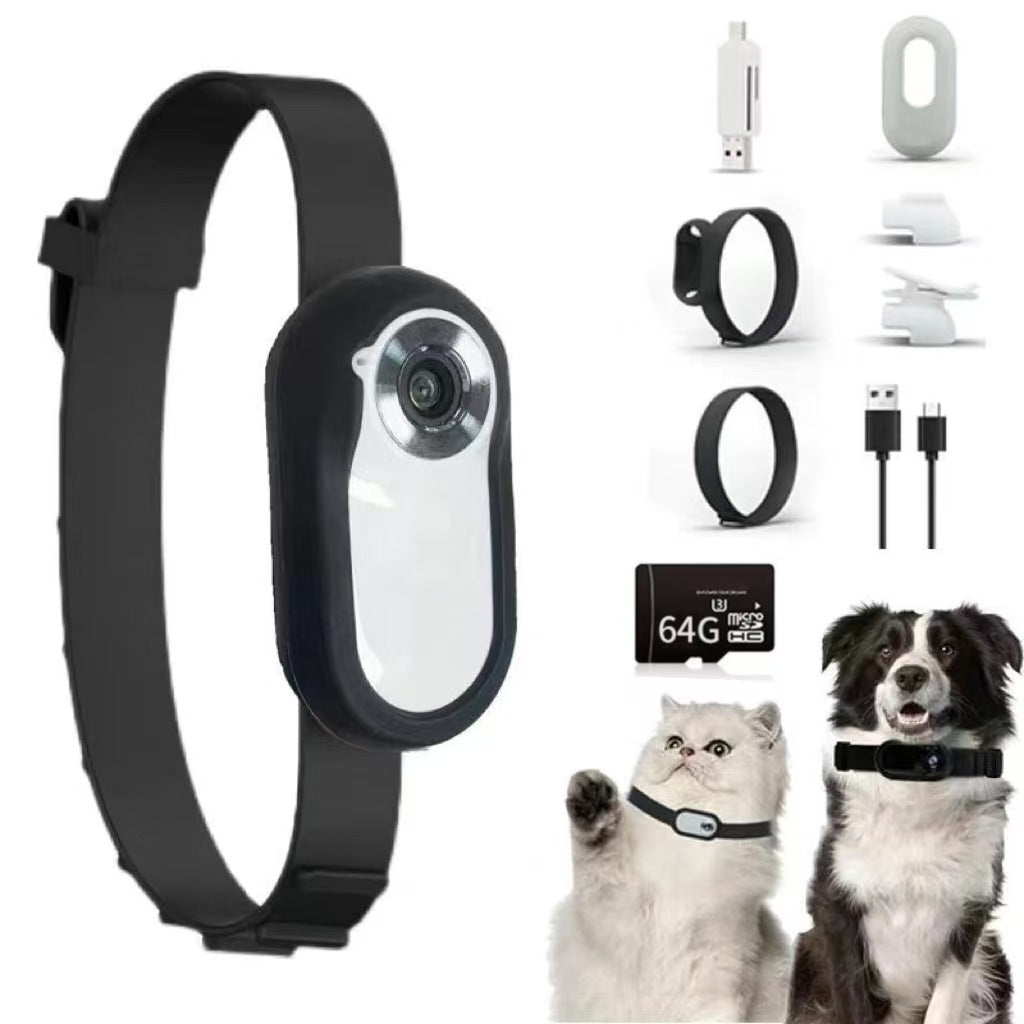Portable Camera Magnetic Collar Clip Thumb Sports Camera HD Outdoor Pet Camera Portable Cycling Recorder - Purrfect Pet Kingdom