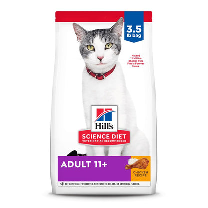Hill's Science Diet Senior 11+ Chicken Recipe Dry Cat Food
