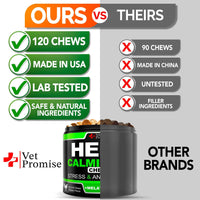 Hemp Calming Chews for Dogs Anxiety and Stress Dog Natural