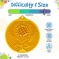 Earth eCoin Nylon Lick Mat for Dogs | USA Made Enrichment Toy | SodaPup