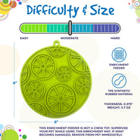 Citrus Design eMat - Enrichment Lick Mat For Dogs and Cats - with Suction Cups | USA Made