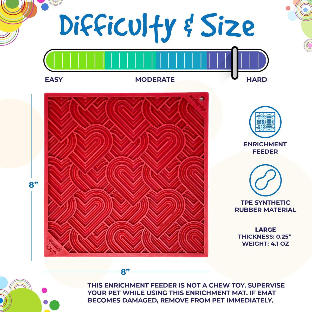 Purrfect Kingdom™ - Love Emat Enrichment Lick Mat