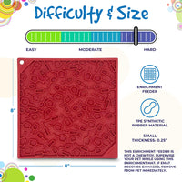 Vino Dog eMat - Enrichment Lick Mat For Dogs and Cats | Wine-Inspired Design| SodaPup