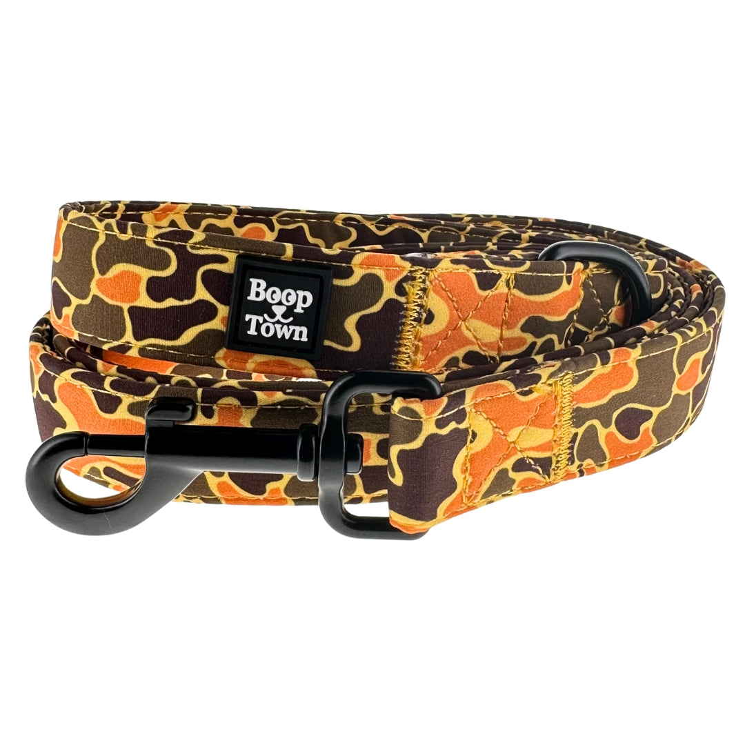 Dog Leash Duck Camo Pattern Cotton 5ft 3oz 🦆
