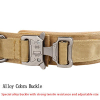 Peelaid™ Tactical Nylon Dog Collar with Metal Buckle