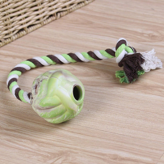 Cotton Knot Rope Interactive Dog Toy for Engaging Tug Play