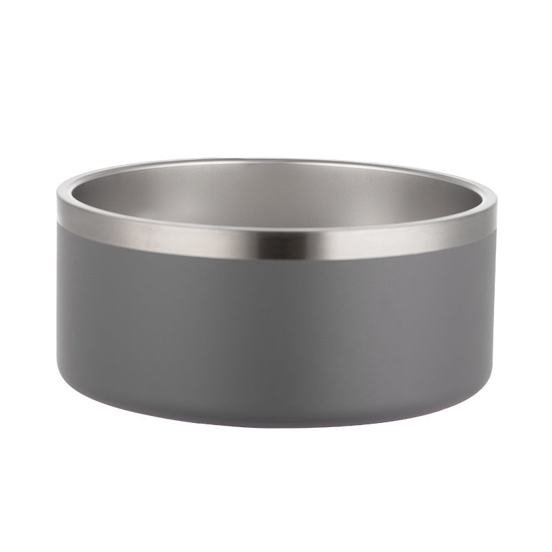 Stainless Steel Dog Bowl Inside And Outside 304 With Silica