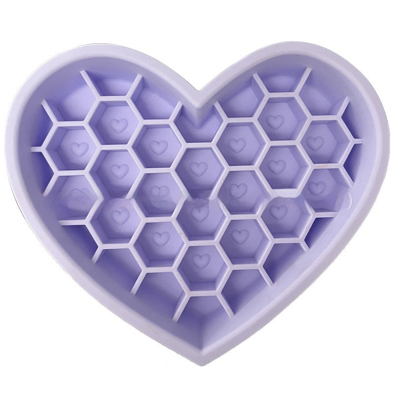 Honeycomb Heart-shaped Edible Silicon Easy To Clean And