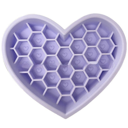 Honeycomb Heart-shaped Edible Silicon Easy To Clean And