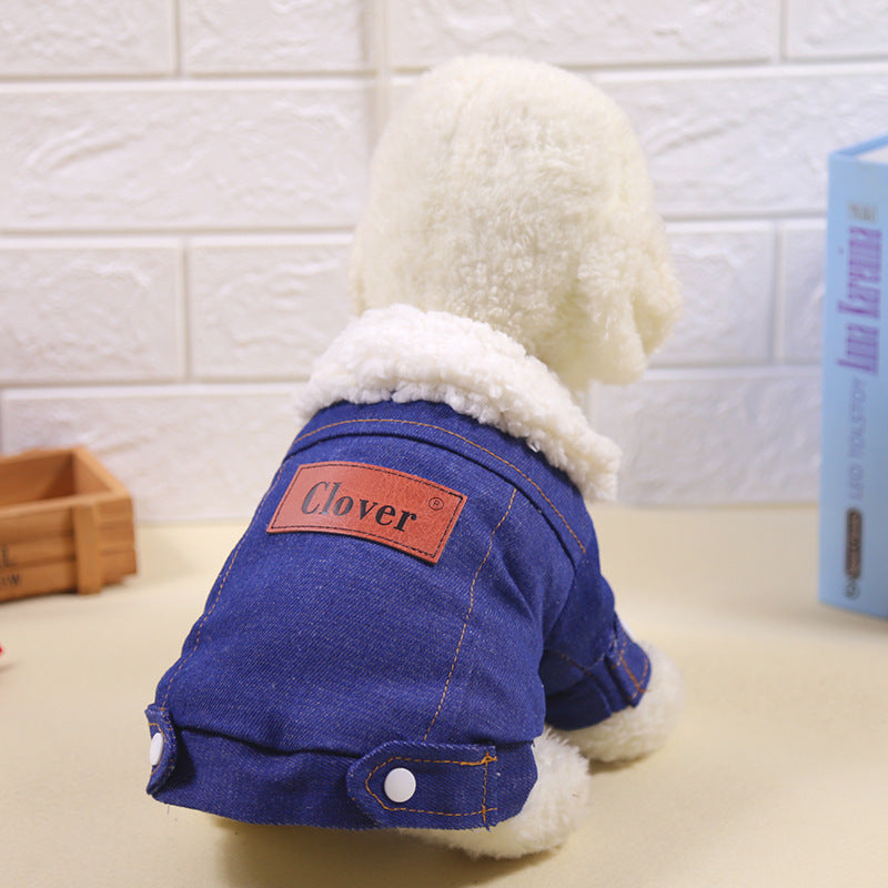 Pet Bichon Pomeranian Small Puppy Warm Thickened Winter