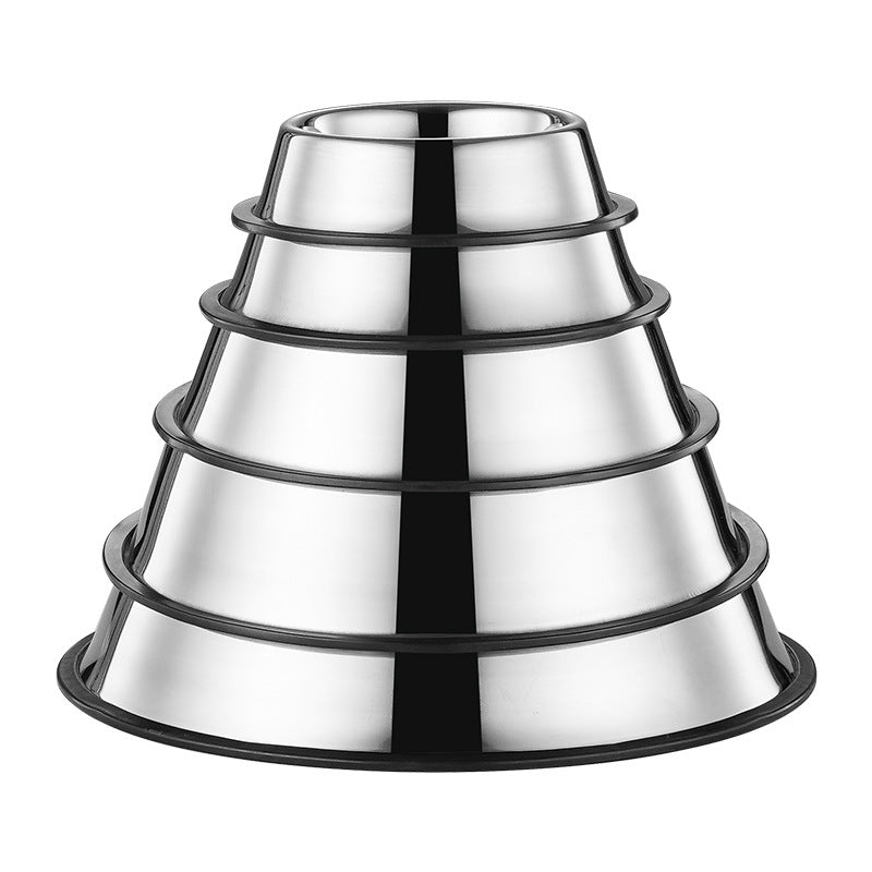 Stainless Steel Dog Bowl Anti-fall Non-slip