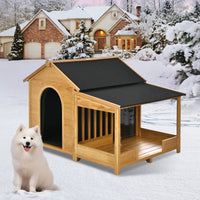Large Outdoor Dog House Insulated Waterproof 60"