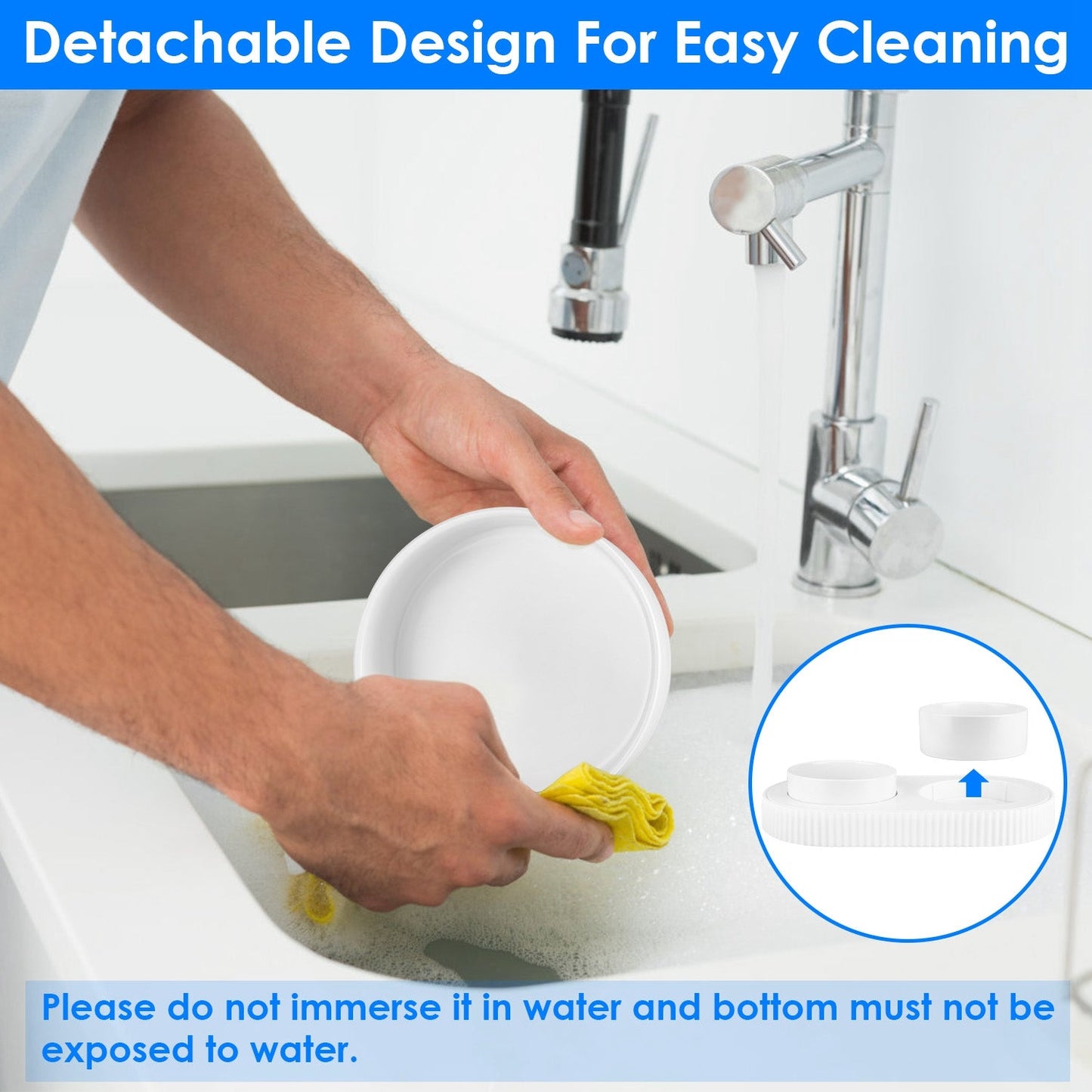 GBruno Heated Water Bowl For Dogs And Cats