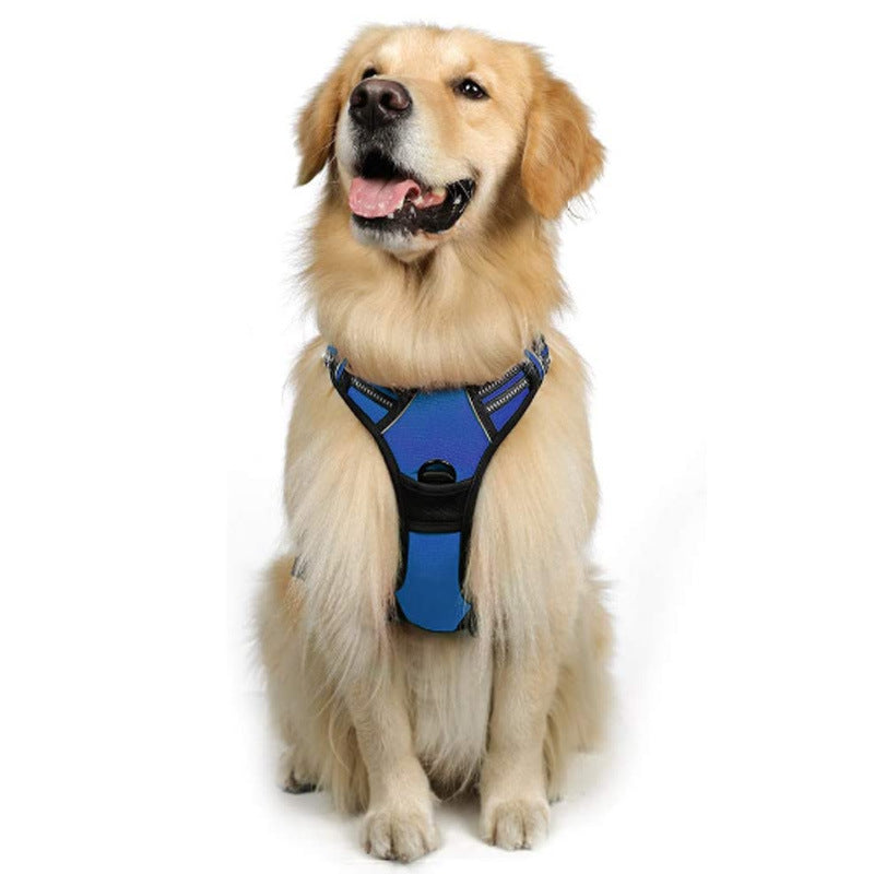 Dog Hand Holding Rope Reflective Vest
