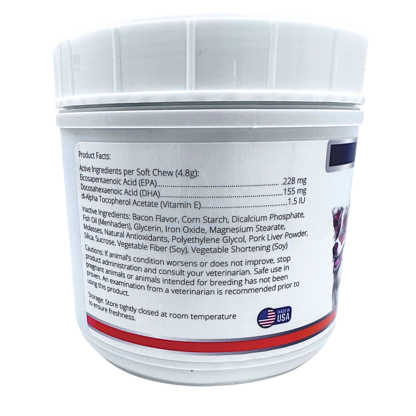 PiccardMeds4pets Skin and Coat Omega-3 Soft Chews Small Dogs