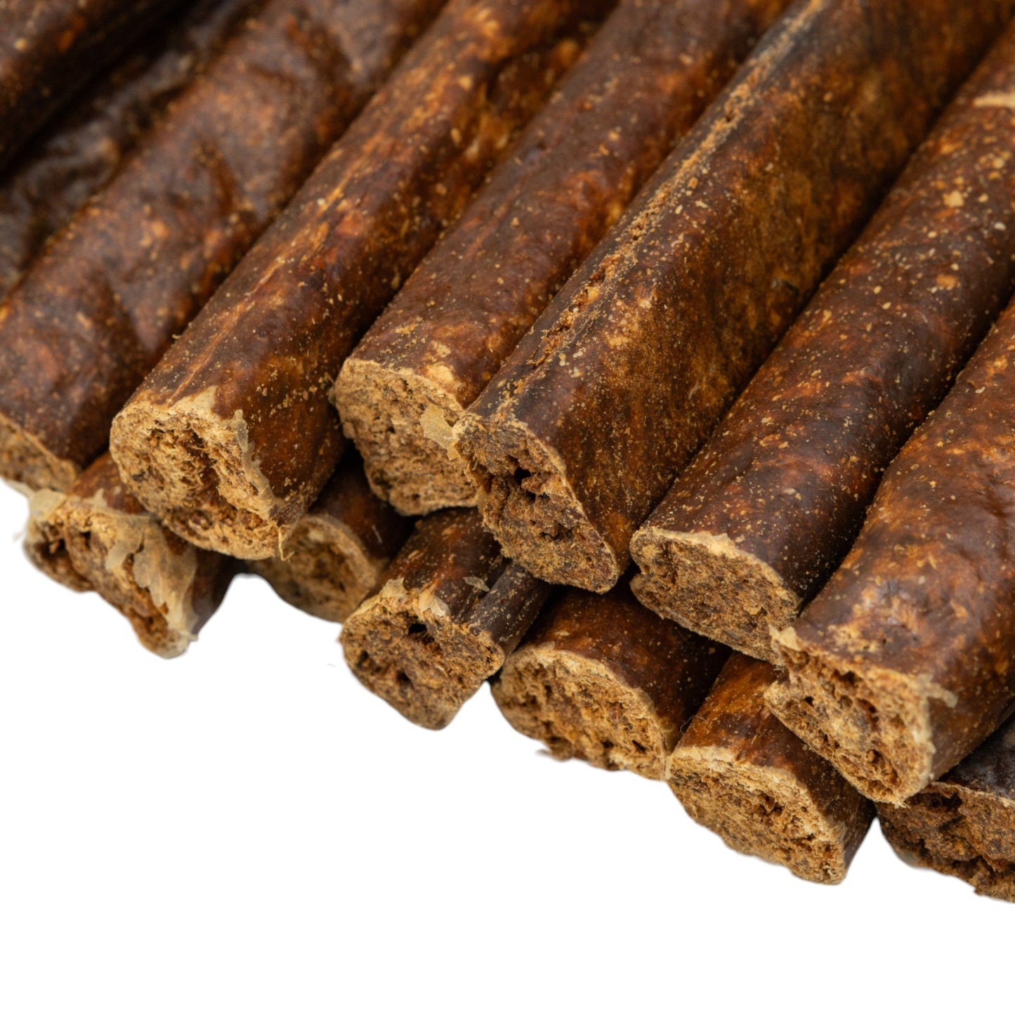 Dog Treats All-Natural Beef Sausage Treats Chews Packed with - close up product image for dog treats