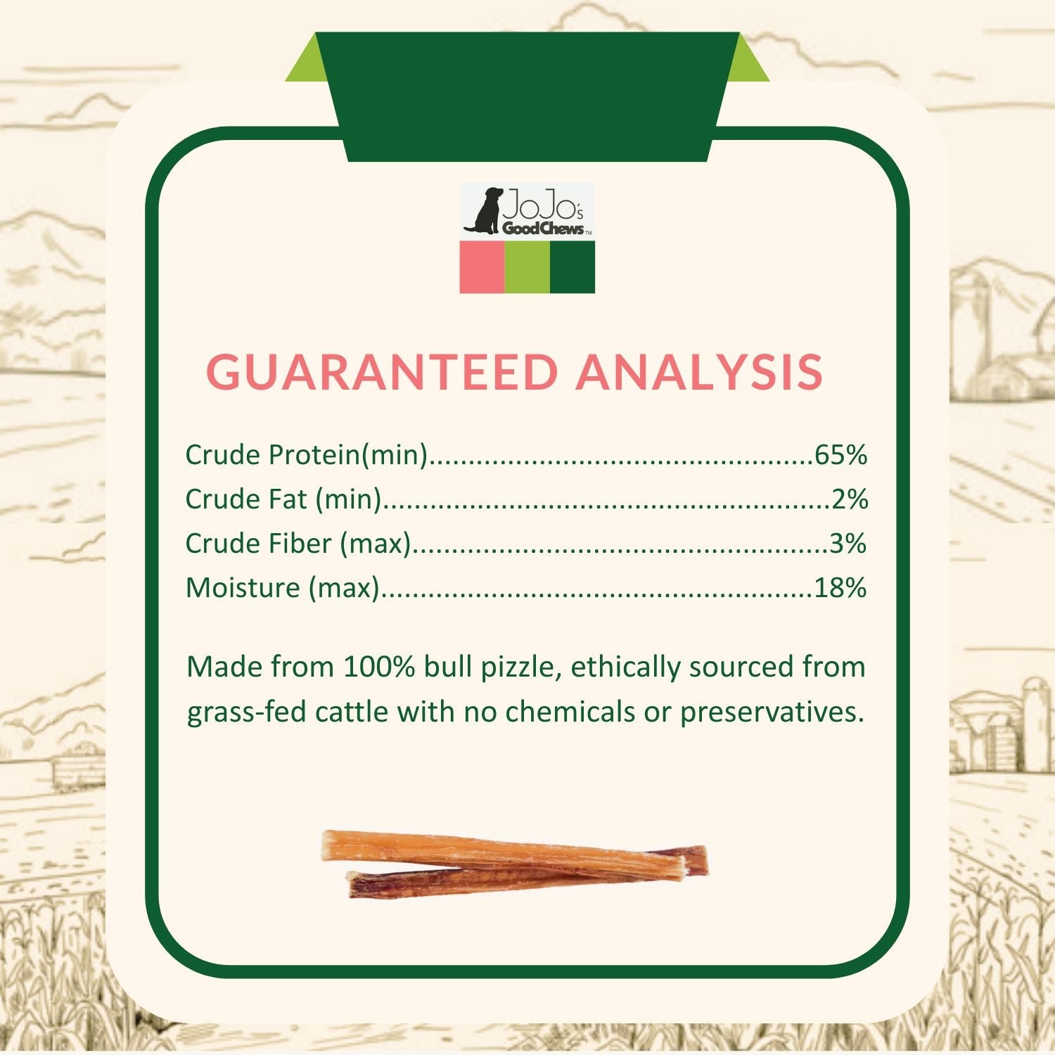 Dog Treats All-Natural Beef Bully Stick Treats Nutrient-Rich - lifestyle product image for dog treats