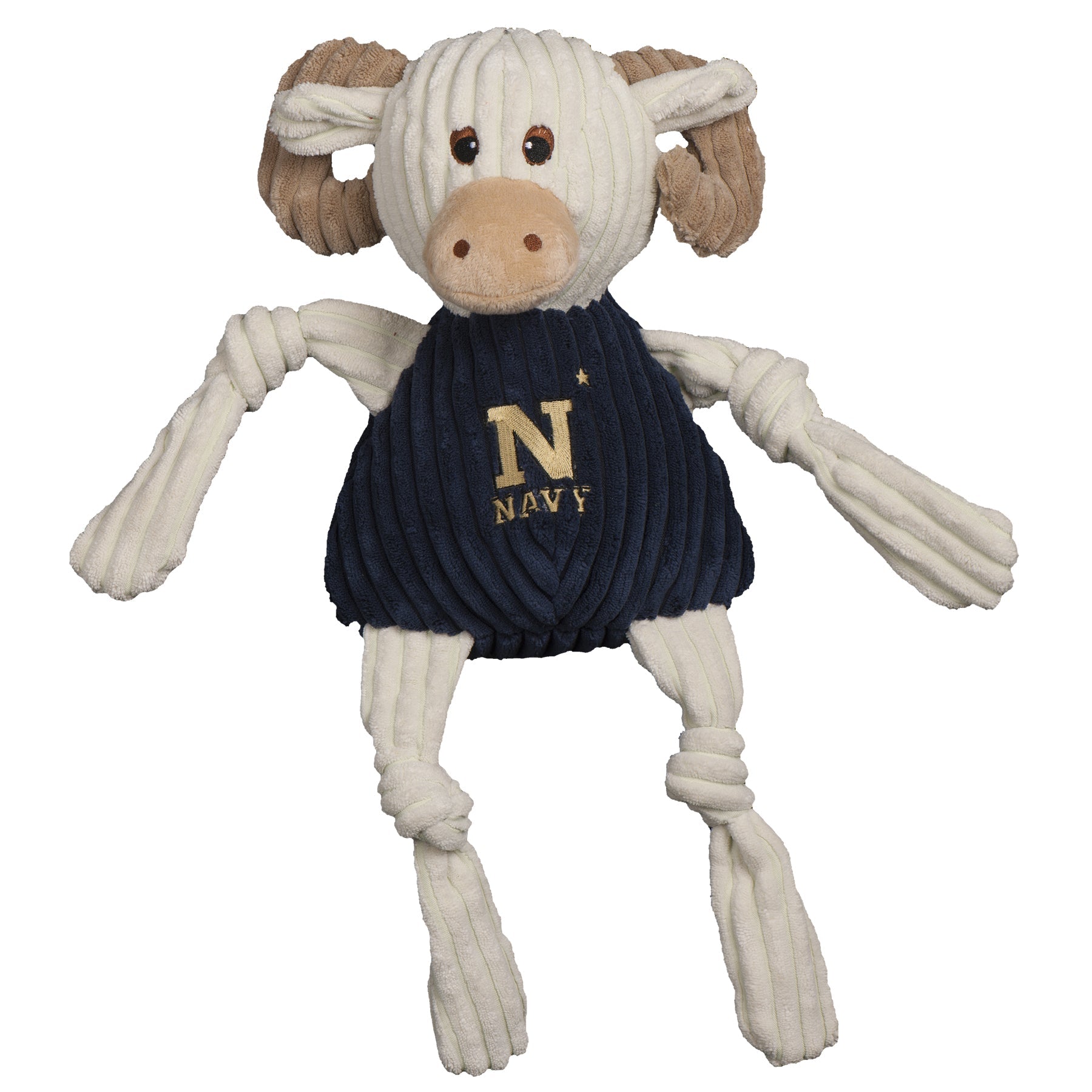Dog Toy NCAA US Naval Academy Bill the Goat Knottie Essentia - main product image for dog toy