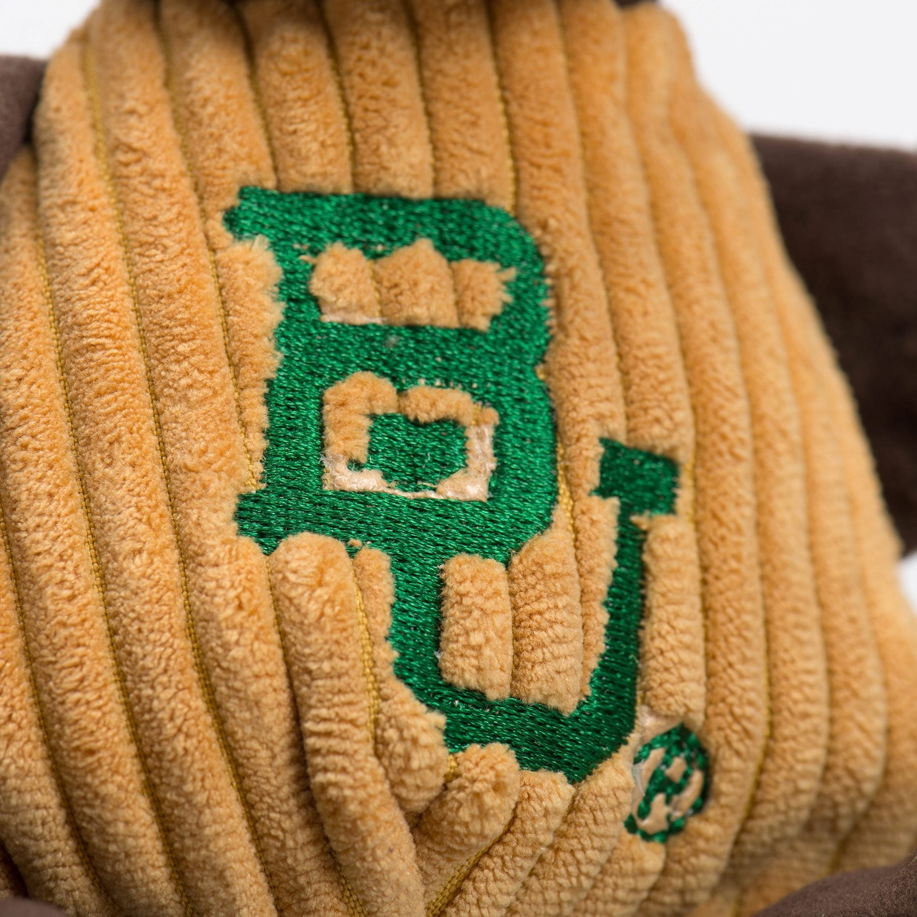 Dog Toy NCAA Baylor University Bruiser the Bear Knottie - size and texture image for dog toy