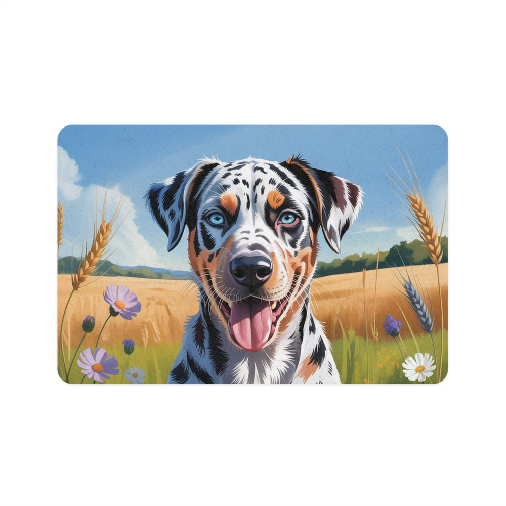 Pet Food Mat (12x18) - Catahoula Leopard Dog