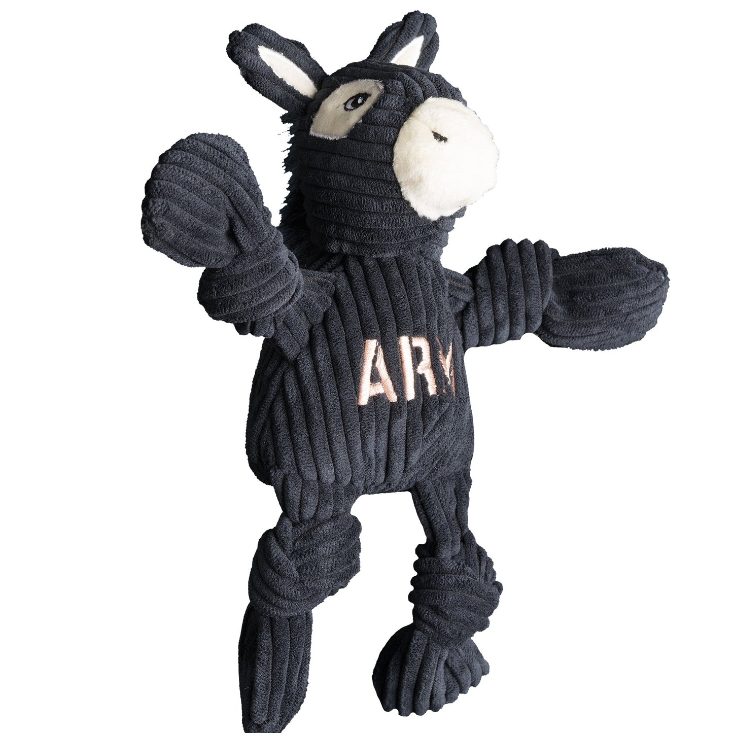 Dog Toy NCAA US Military Academy Army Mule Knottie Plush - lifestyle product image for dog toy