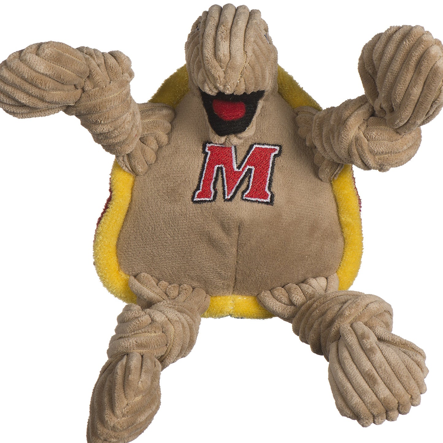 Dog Toy NCAA University of Maryland Testudo the Terrapin - lifestyle product image for dog toy