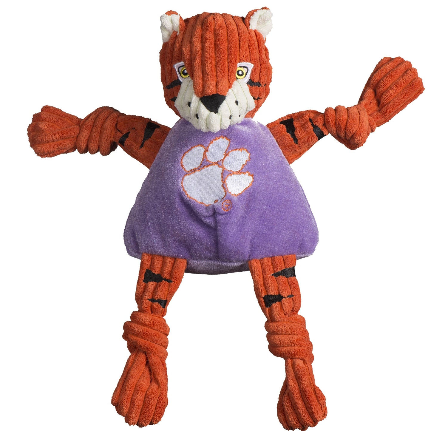 Dog Toy NCAA Clemson University The Tiger Knottie Plush Toy - main product image for dog toy