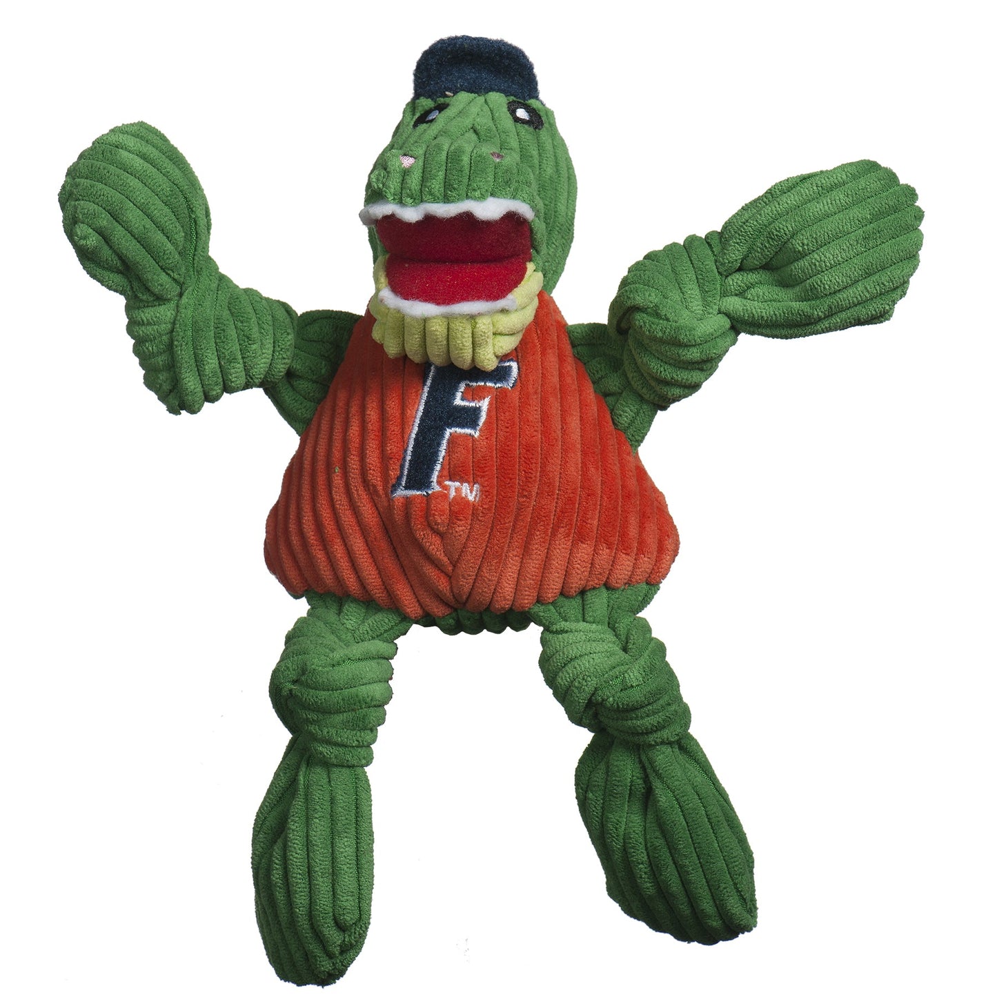Dog Toy NCAA University of Florida Albert Gator Knottie - lifestyle product image for dog toy